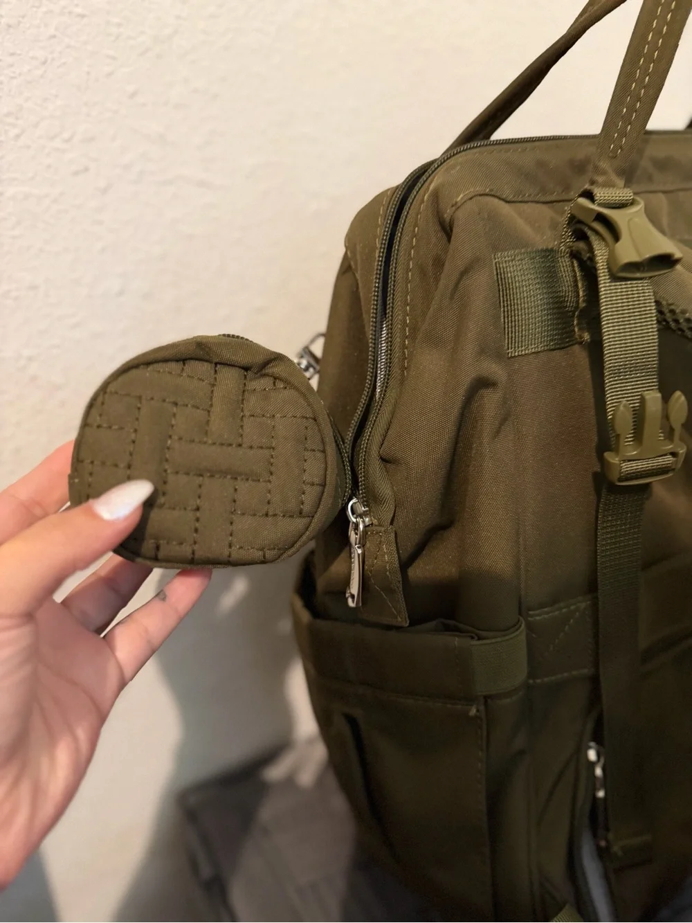 BabbleRoo Diaper Bag Olive Green